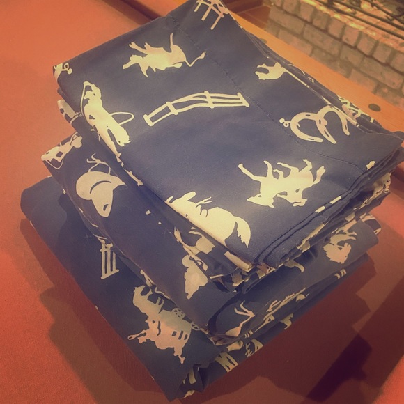 Cowgirl Cowboy Queen sheets